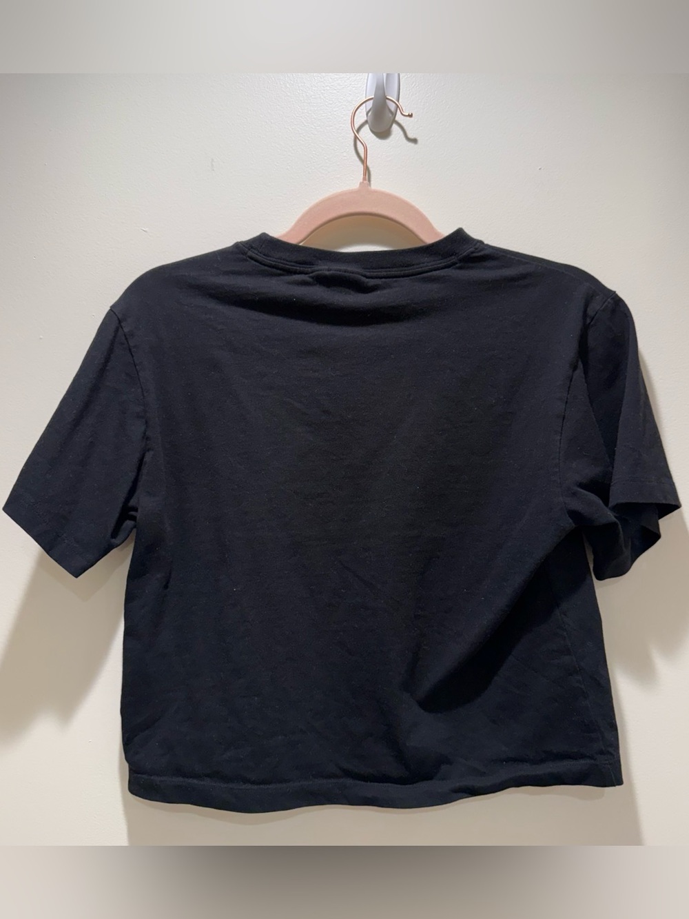 adidas Black Tee with Leopard Trefoil - Picture 3 of 7